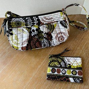Vera Bradley Womens Multicolor Crossbody Handbag Purse 11022 wallet